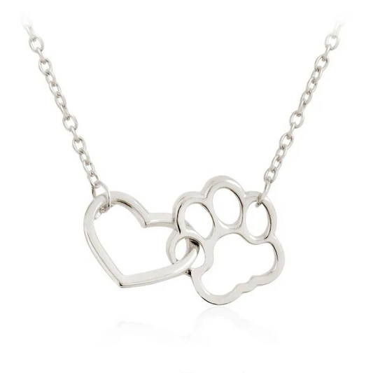 Heart Paw Necklace